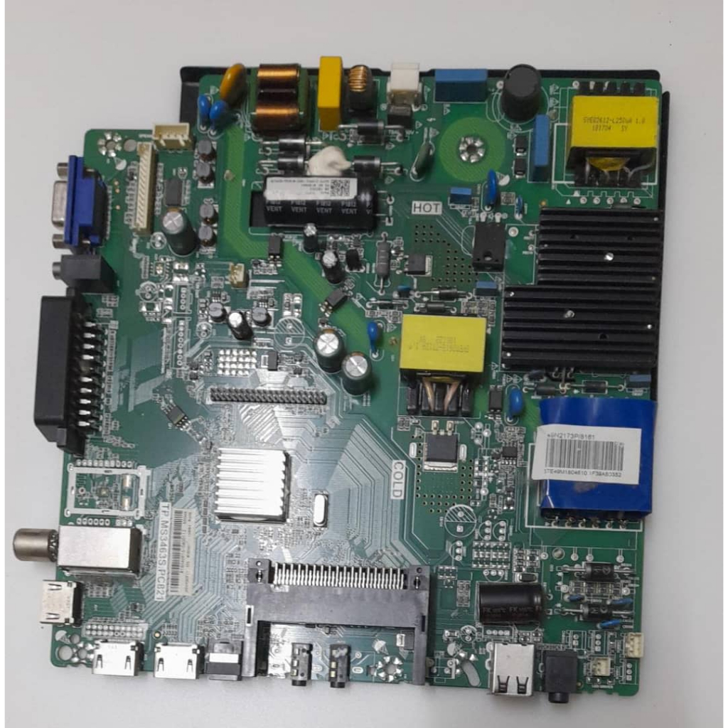 (B287) Hisense 49N2173P Mainboard, LVDS, Button. Used TV Spare Part LCD