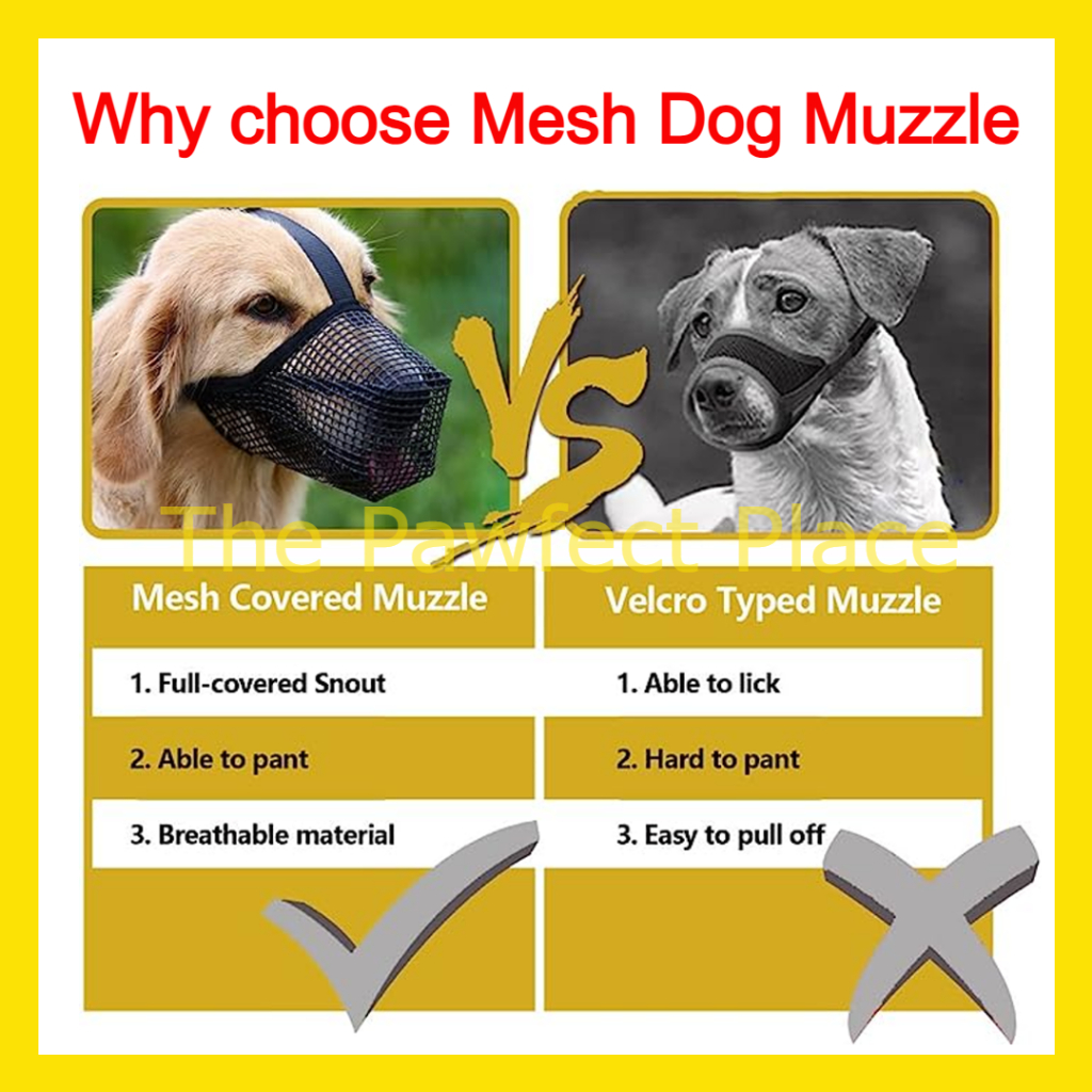 Mesh dog muzzle sale
