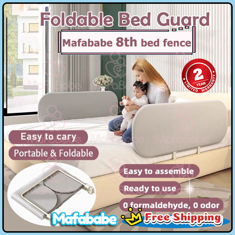 Mafababe Children's Bed Barrier Fence Safety Guardrail Security