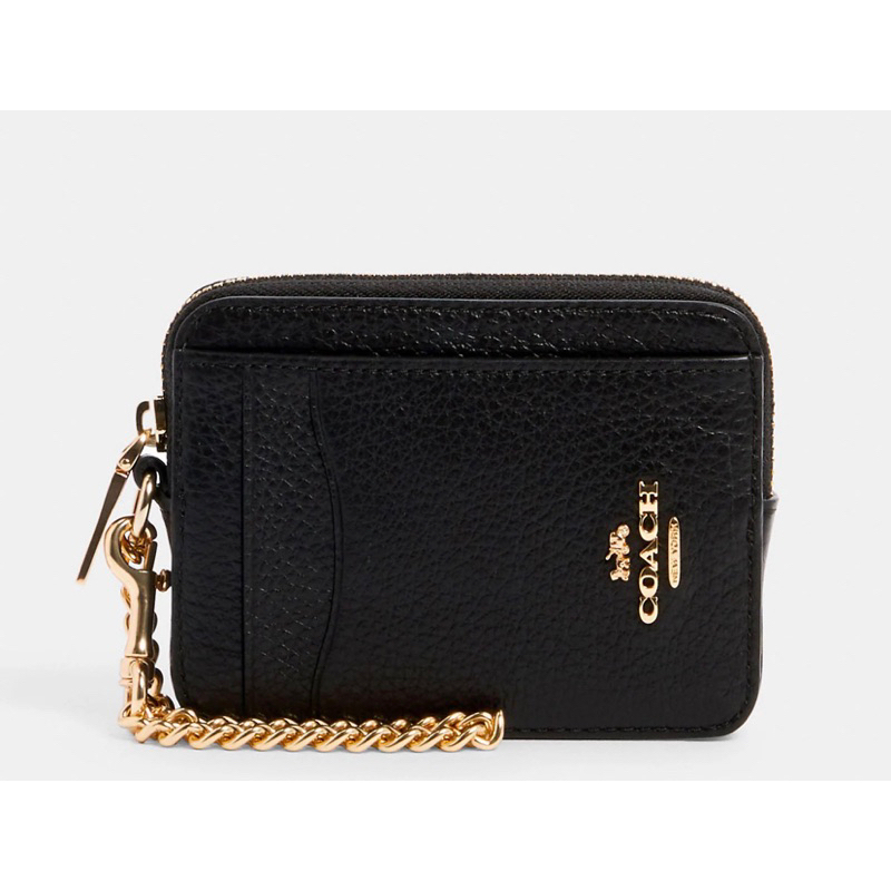 [PRE ORDER COACH OUTLET US] ZIP CARD CASE Shopee Malaysia