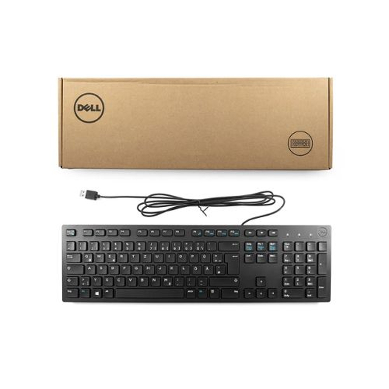 DELL KEYBOARD KB216 WIRED MULTIMIDEA USB KEYBOARD 100% ORIGINAL ...