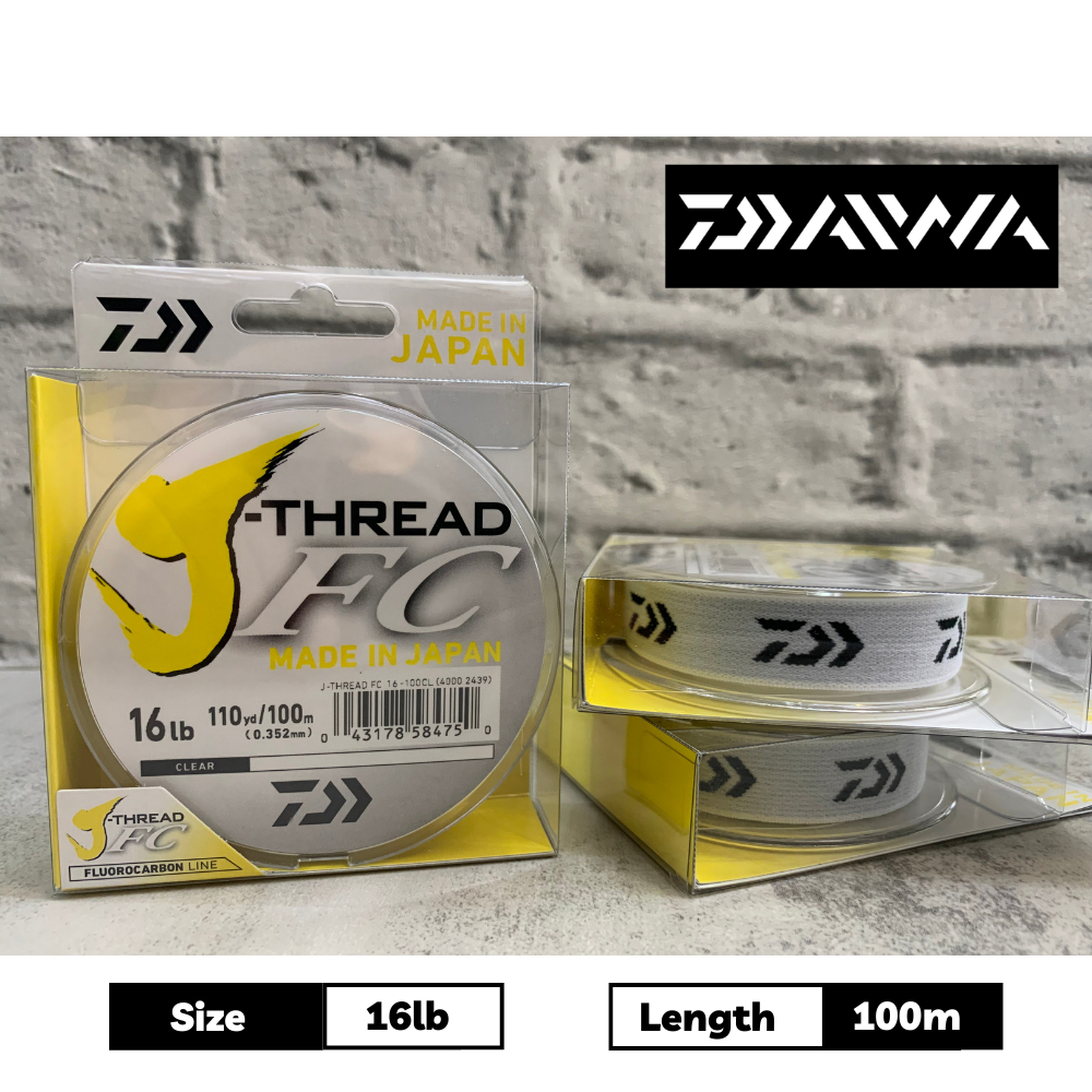 DAIWA J-THREAD FC MADE IN JAPAN 100% FLOUROCARBON BE A STRONG LEADER Fluorocarbon Line I.441523761