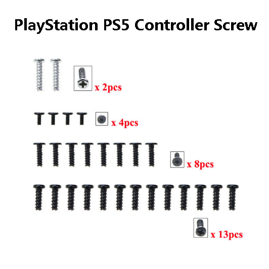 Sony PS5 Dualsense Controller Screw Set Handle Play Station 5 Screw