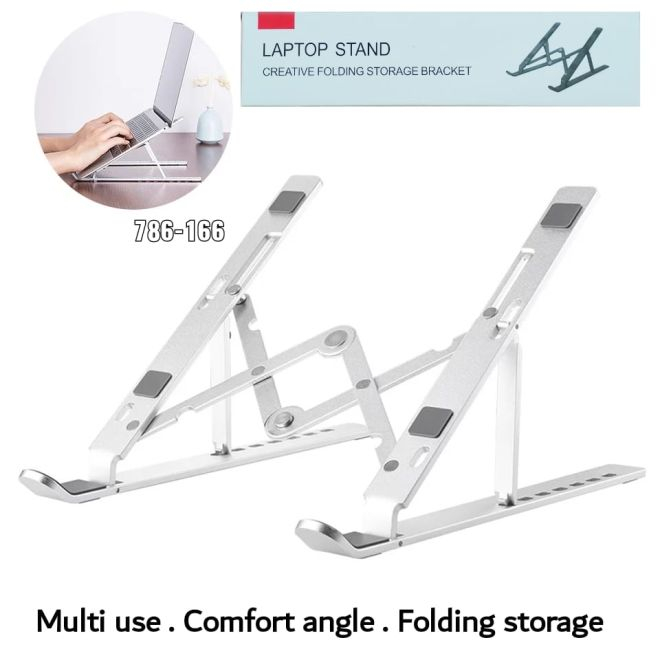 Laptop Stand Portable Adjustable Height Foldable ABS Plastic Holder ...