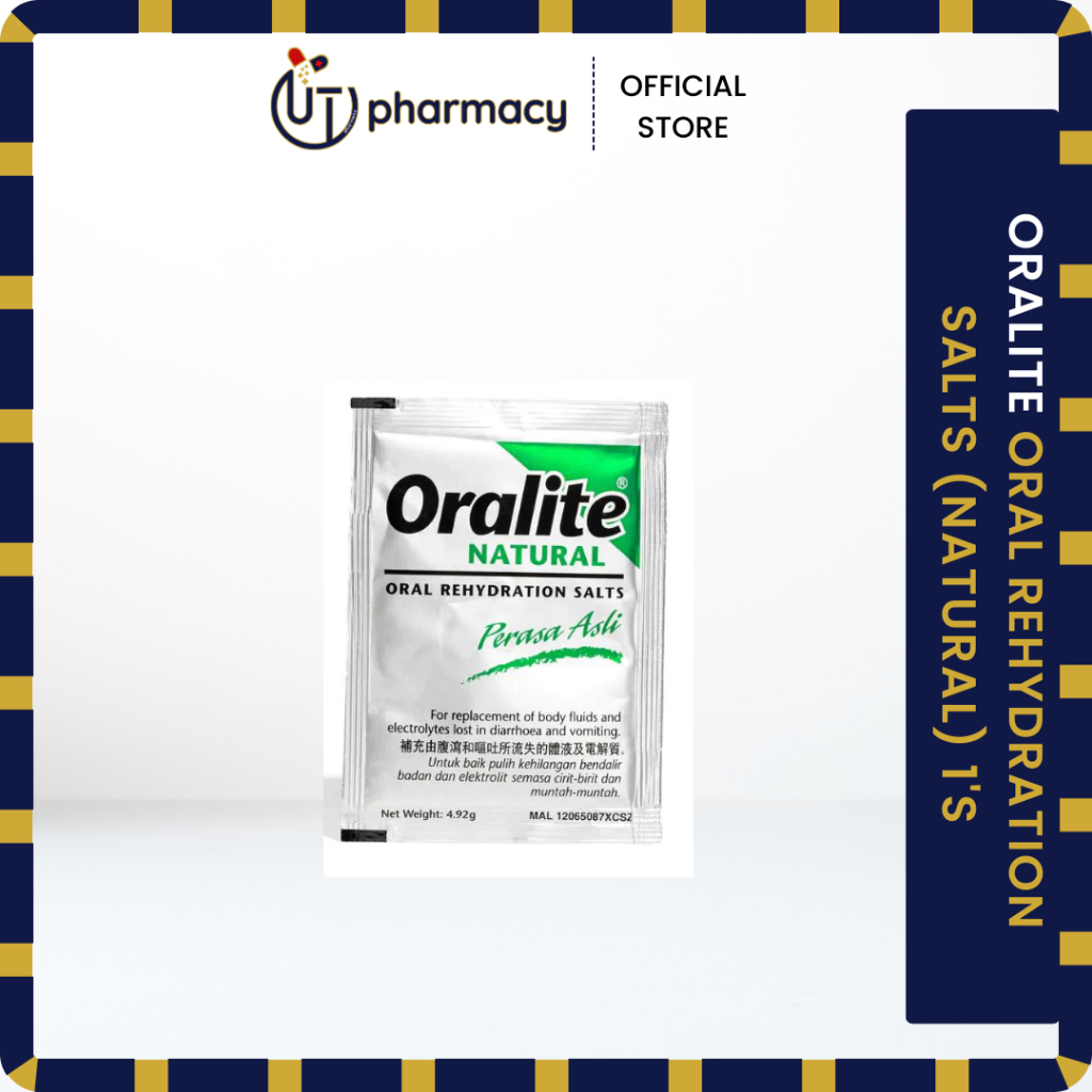 ORALITE ORAL REHYDRATION SALTS (NATURAL) 1'S | Shopee Malaysia