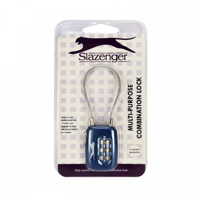 SLAZENGER Multi Purpose Combination Lock SZ17 SZ7095