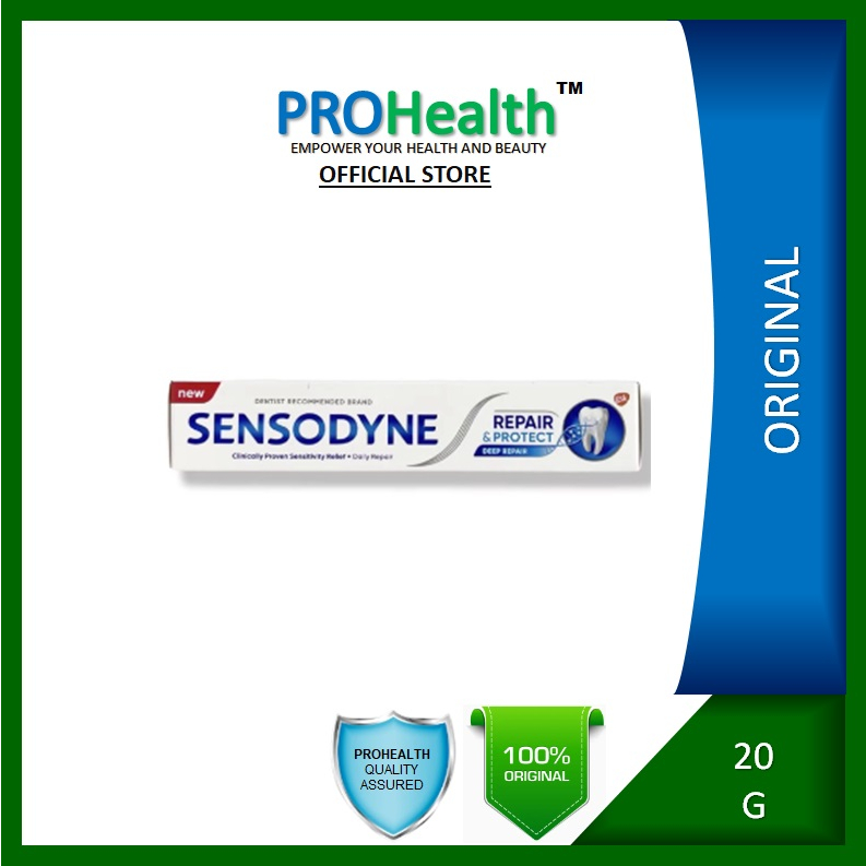 Sensodyne Repair and Protect Toothpaste 20g (Expiry May 2024) Shopee