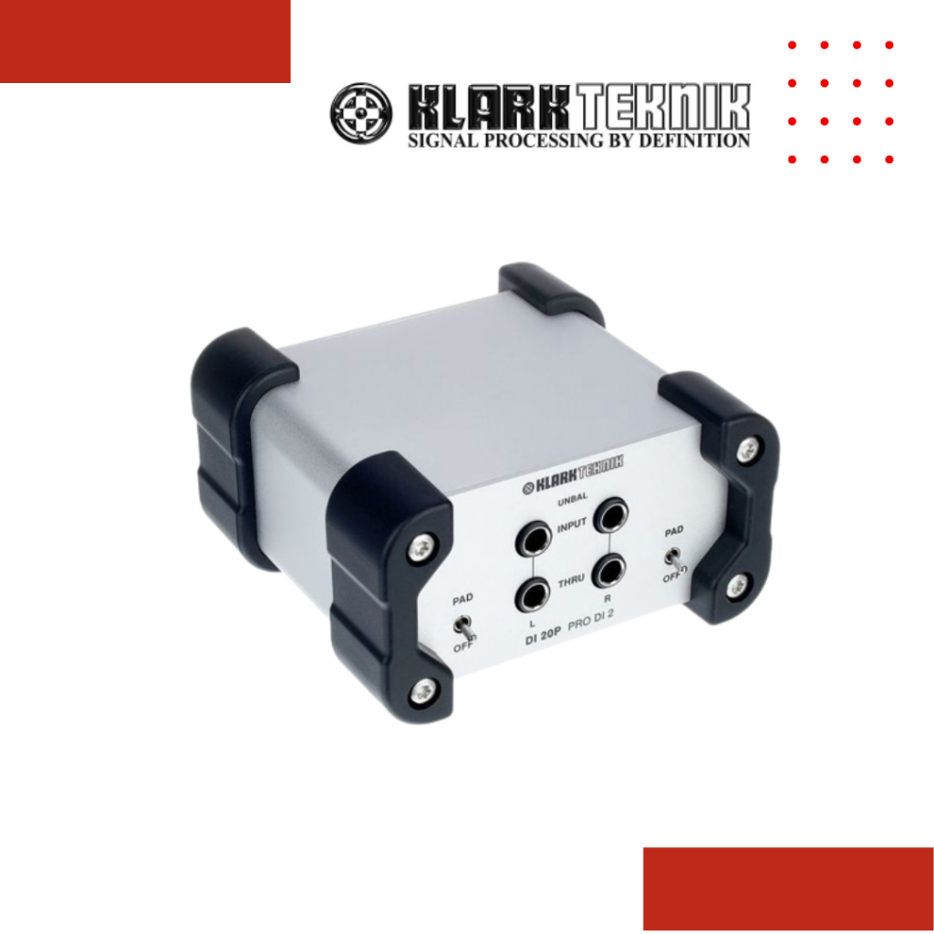 Klark Teknik DI20P Passive Stereo DI Box with Midas Transformer and ...