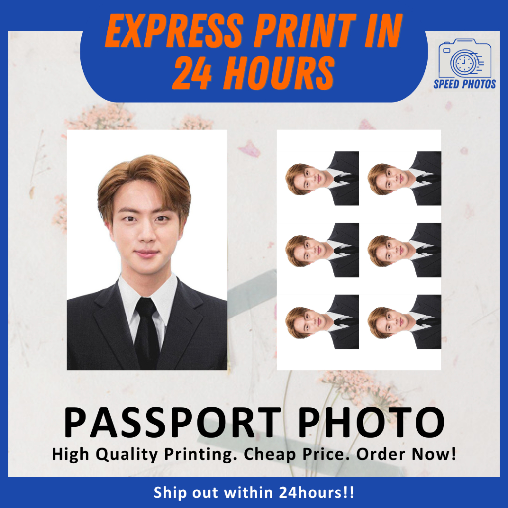 Passport Size Photo Printing Express / ID Photo Printing Service / Cuci