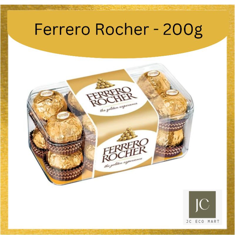 Ferrero Rocher Chocolate ( T16) - 200g | Shopee Malaysia