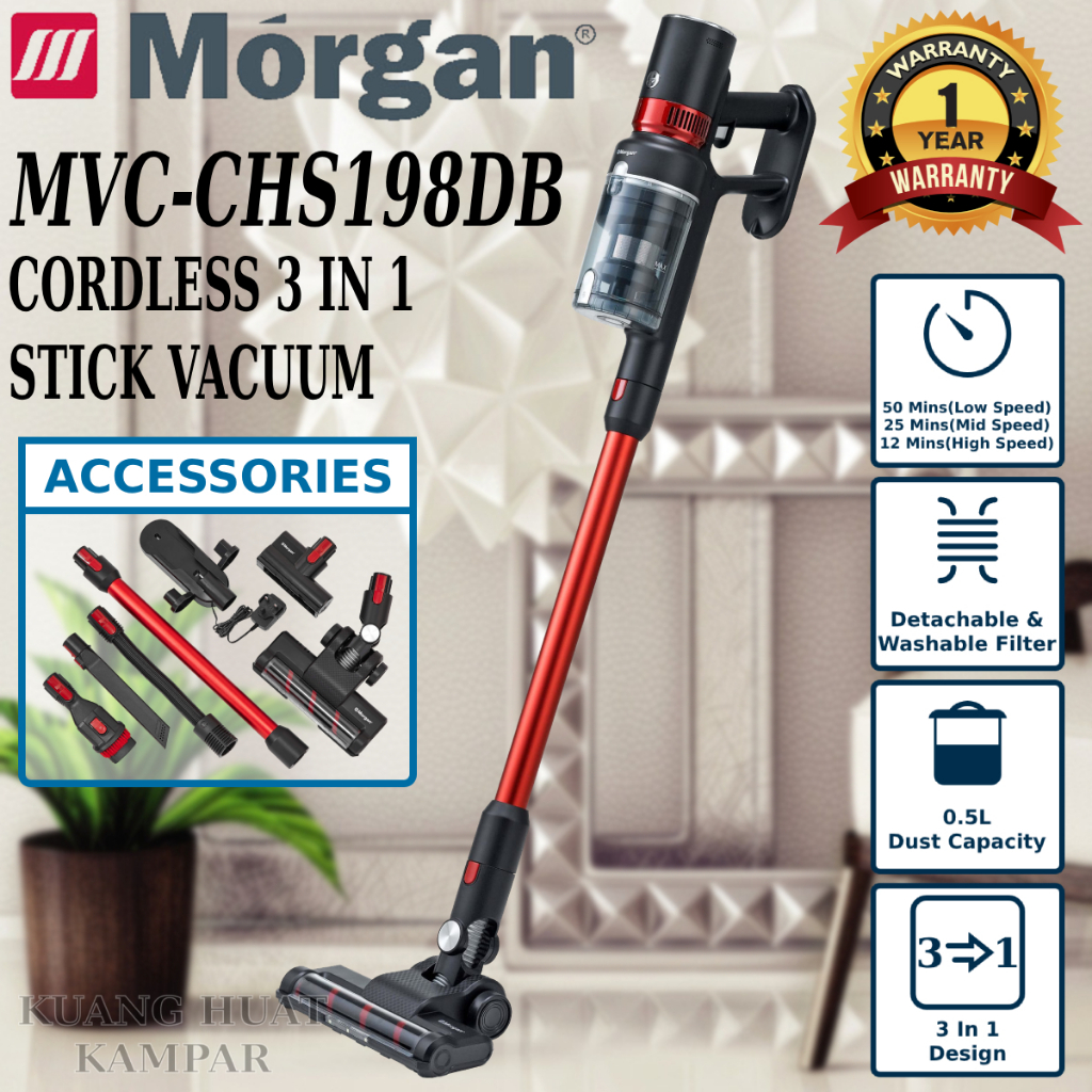 [NEW MODEL 2023] 3 IN 1 CORDLESS STICK VACUUM CLEANER MVC