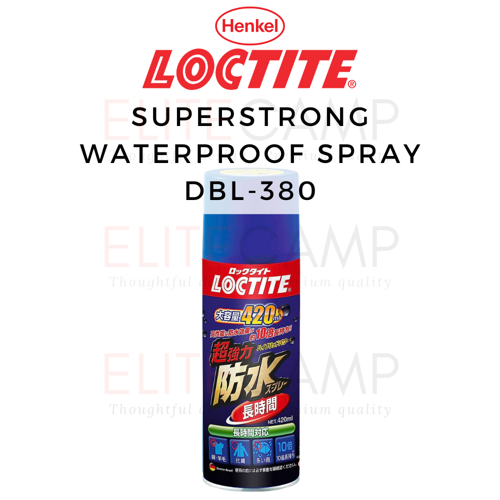 Henkel Loctite Waterproof Spray Protective Camping Tent Equipment Water