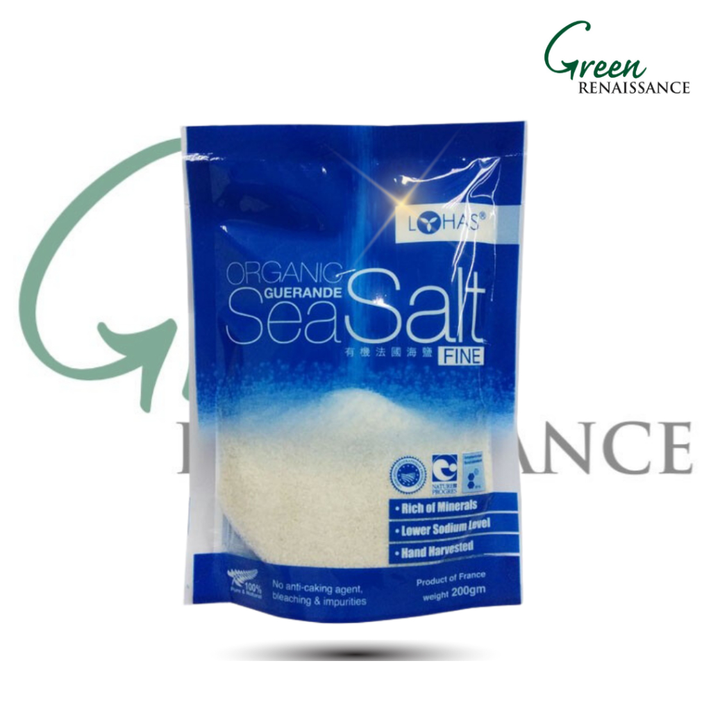 LOHAS ORGANIC GUERANDE SEA SALT (FINE) 200g Shopee Malaysia