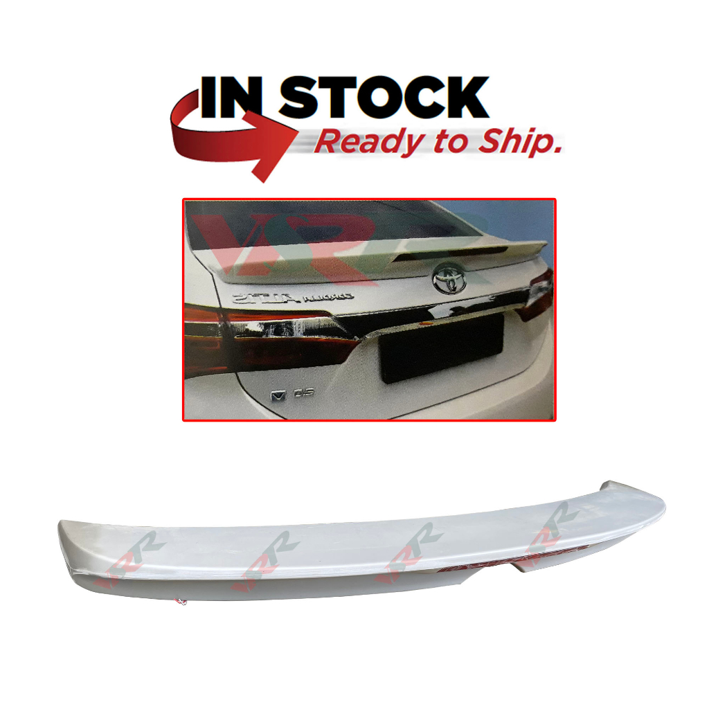 Toyota Altis 2014 OE Style Rear Back Bonnet Bonet Trunk Boot Lip Wing ...