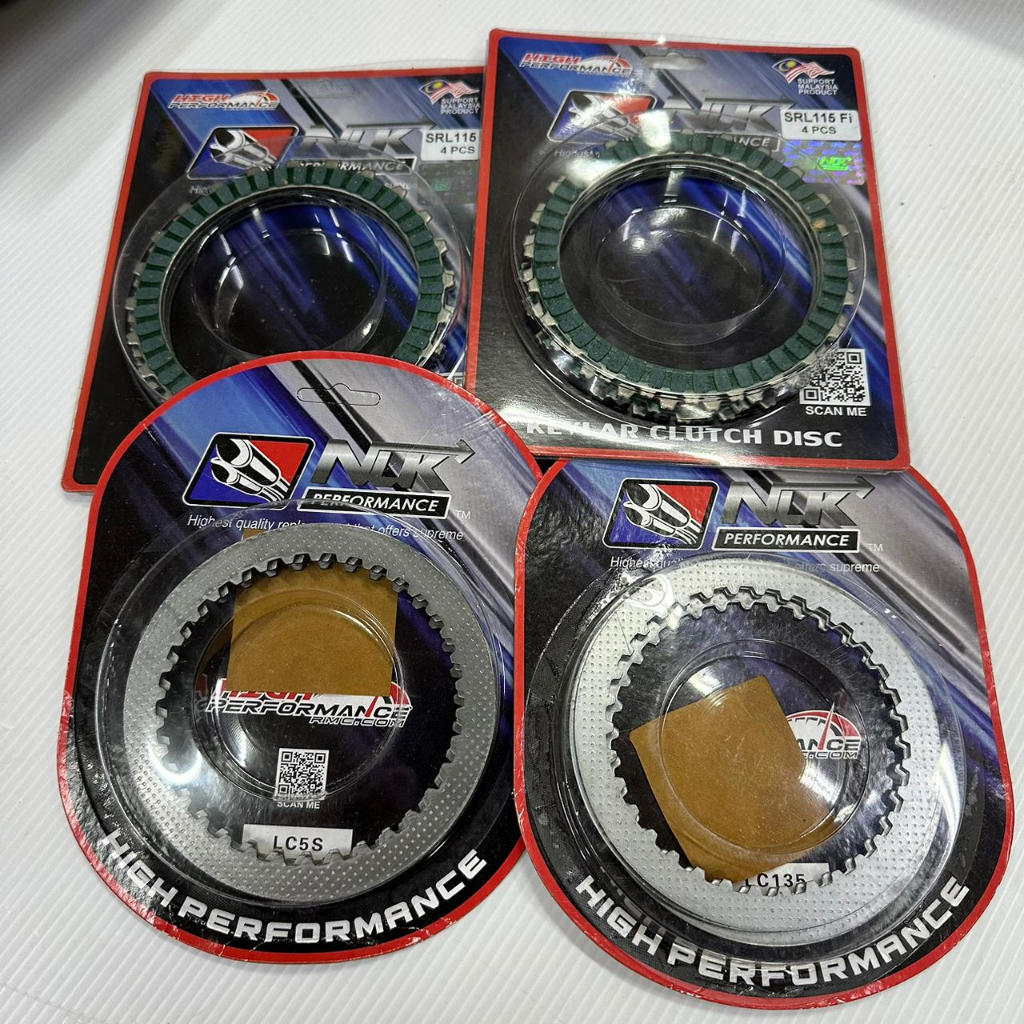 NLK Kevlar Clutch Disc(HyperGreen) & Iron Plate Y15ZR/FZ150/RS150 Shopee Malaysia