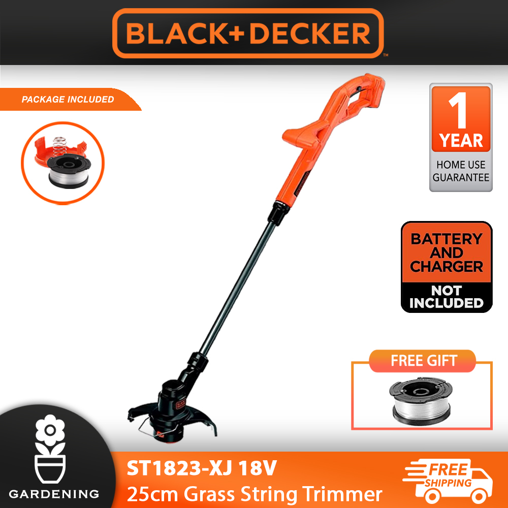 BLACK DECKER ST1823 XJ 18V Cordless 25 cm Grass String Trimmer