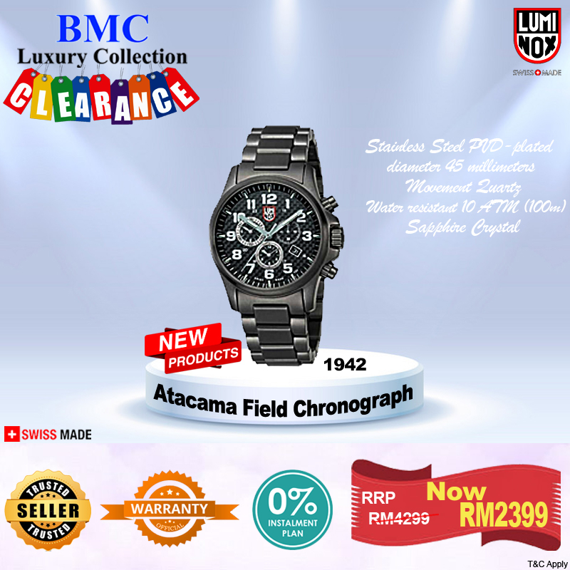 LUMINOX 1942 Atacama Field Chrono Alarm Shopee Malaysia