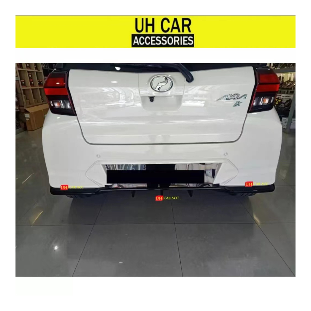 PERODUA AXIA 2023 2024 PP REAR DIFFUSER LIP LIPS BODYKIT WITH PAINT ...