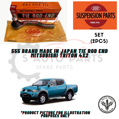 MITSUBISHI TRITON 2WD 4X2 555 BRAND MADE in JAPAN TIE ROD END | Shopee ...