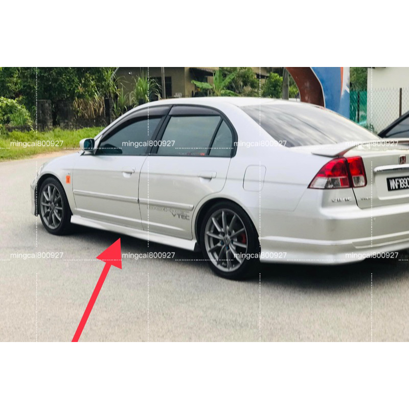 2001 honda online civic side skirts