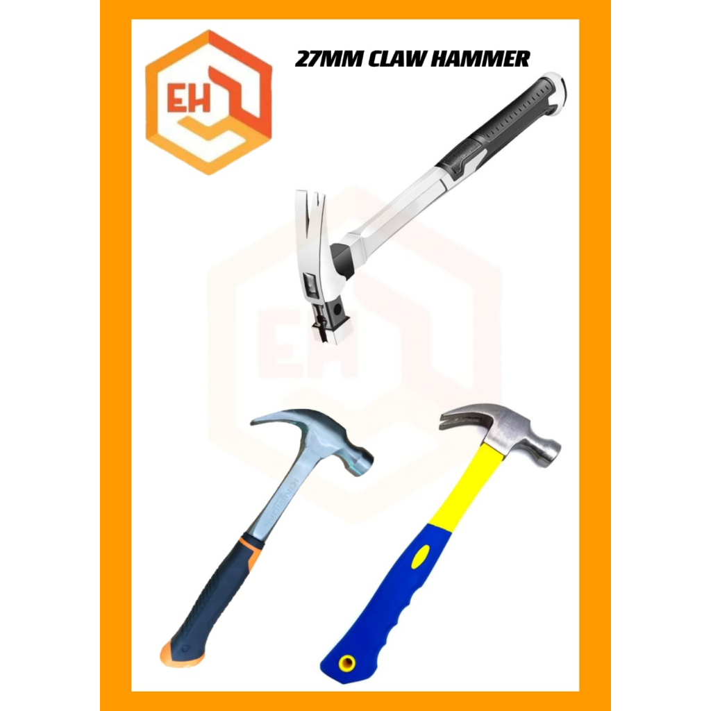 [READY STOCK] [FIESTO / NAVATO / KINMON] HEAVY DUTY CLAW HAMMER WITH
