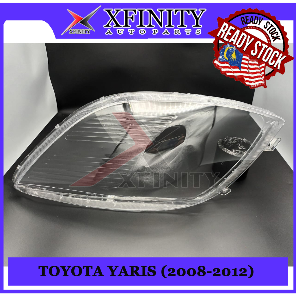 TOYOTA YARIS 08 09 10 11 12 HEADLAMP COVER / HEADLIGHT COVER / HEADLAMP