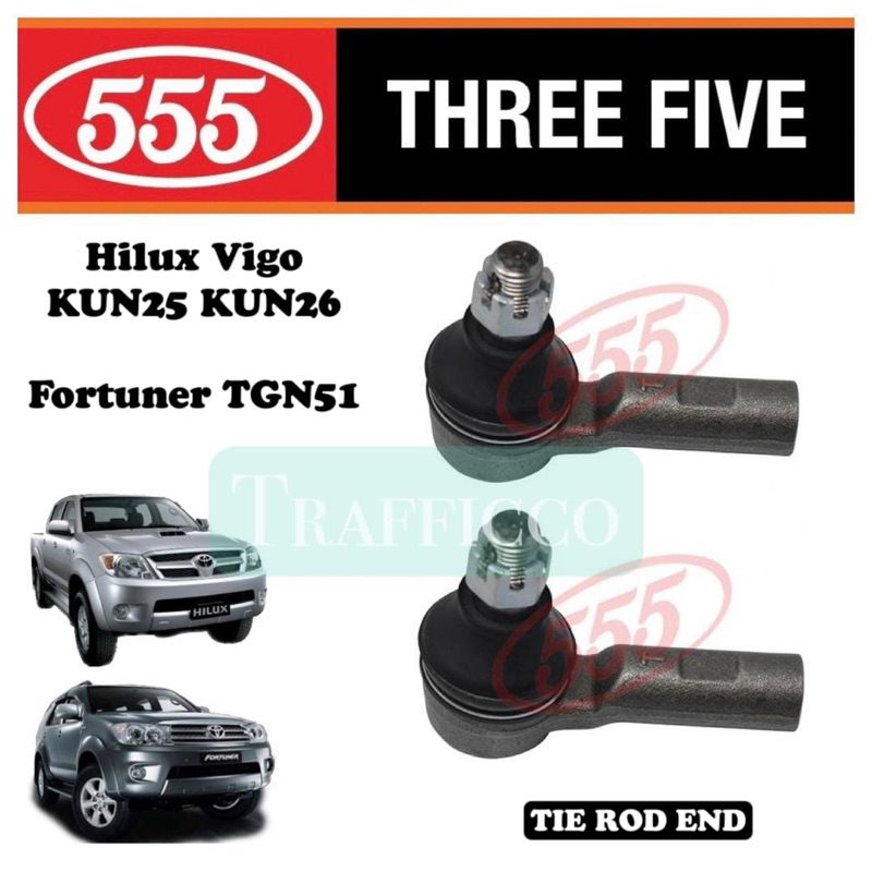 Toyota Hilux KUN25 KUN26 Fortuner TGN51 Tie Rod End SE3891 555 Japan