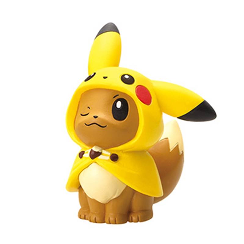 POKEMON CENTER POKEMON Fan of Pikachu & Eevee Capsule Toy | Shopee