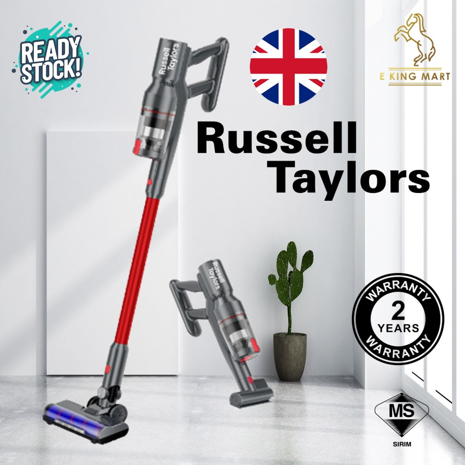 Russell Taylors Cordless Vacuum Cleaner X5 Powerful Suction 2000pa