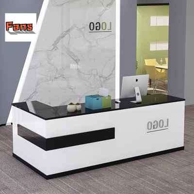 INS Modern Counter Kaunter Cashier Reception Front Desk With Drawer ...