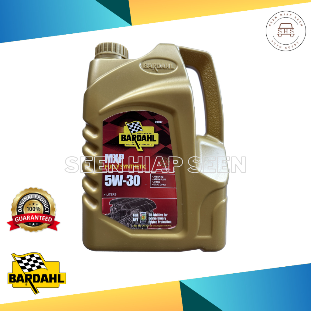 Bardahl XTA 5W30 POLARPLUS Synthetic Engine Oil - 6 Litre, Low SAPS, ACEA C4