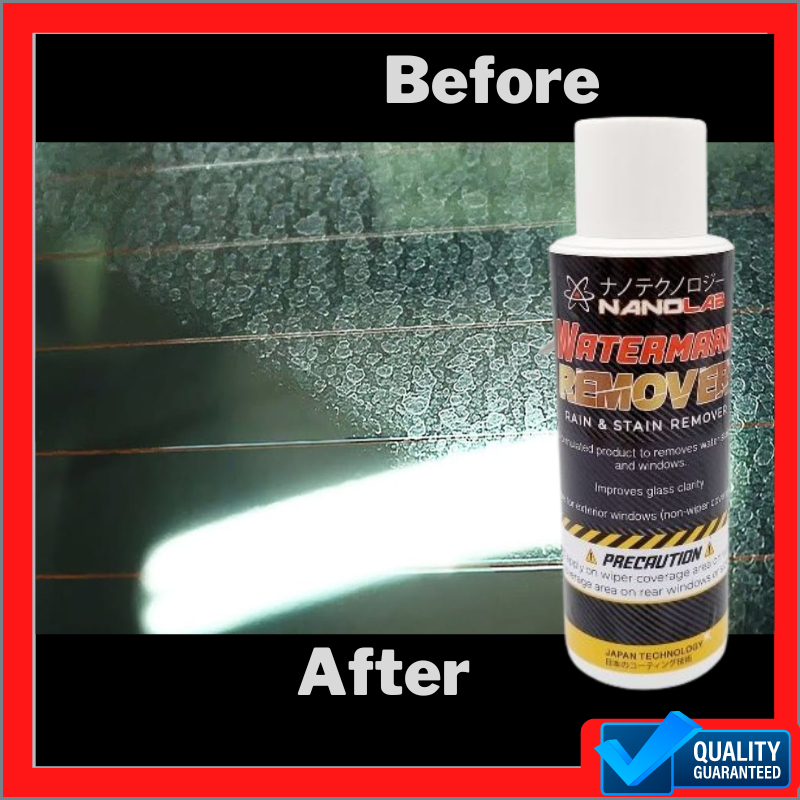 Auto Glass Watermark & Etching Remover/ Water Spot & Stain Removal ...