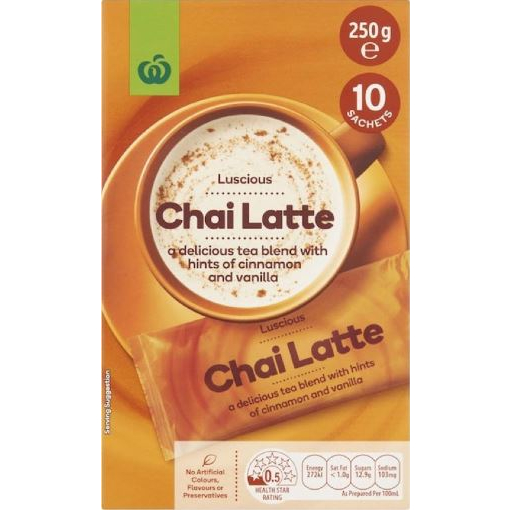 Woolworths Chai Latte Sachets 10 pack Shopee Malaysia