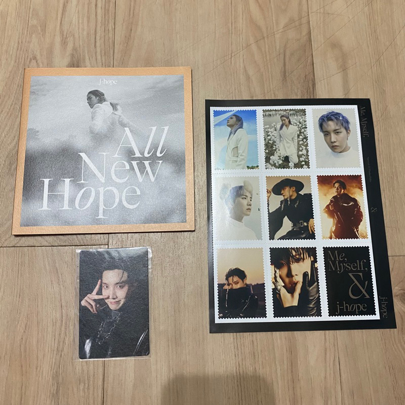 BTS Me, Myself & j-hope online ‘All New Hope’ Photo Folio Random PC Photocard only