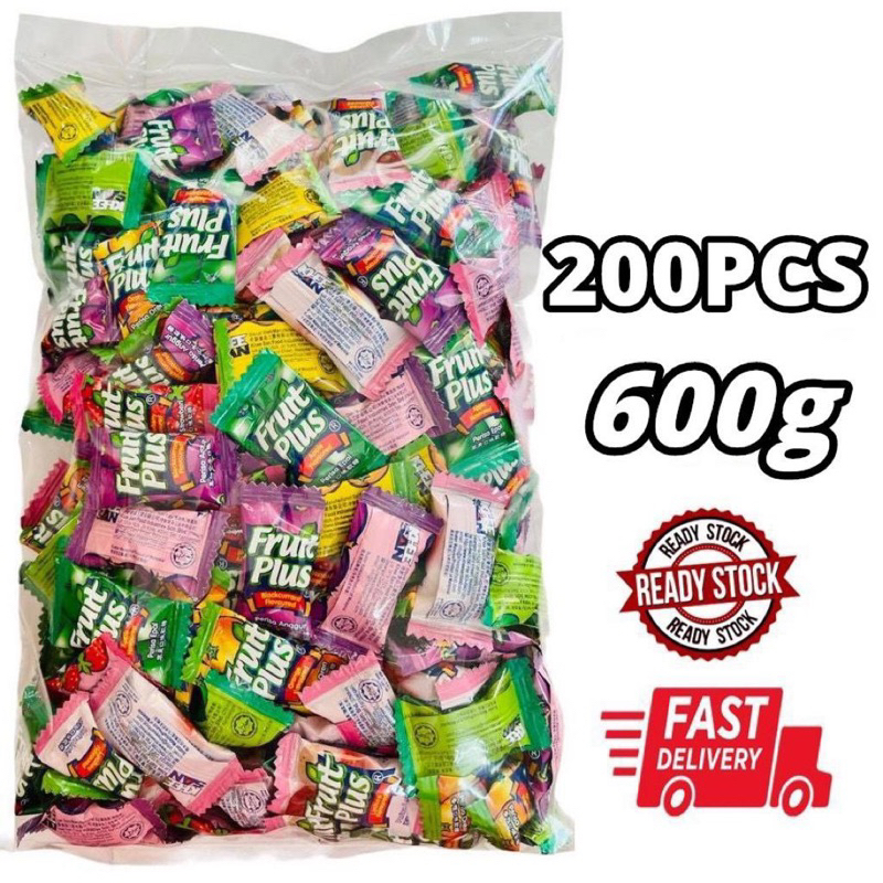 Fruit Plus Mix Fruits Candy Gula Buah Buahan Gula Campur （600g） Shopee Malaysia 2303