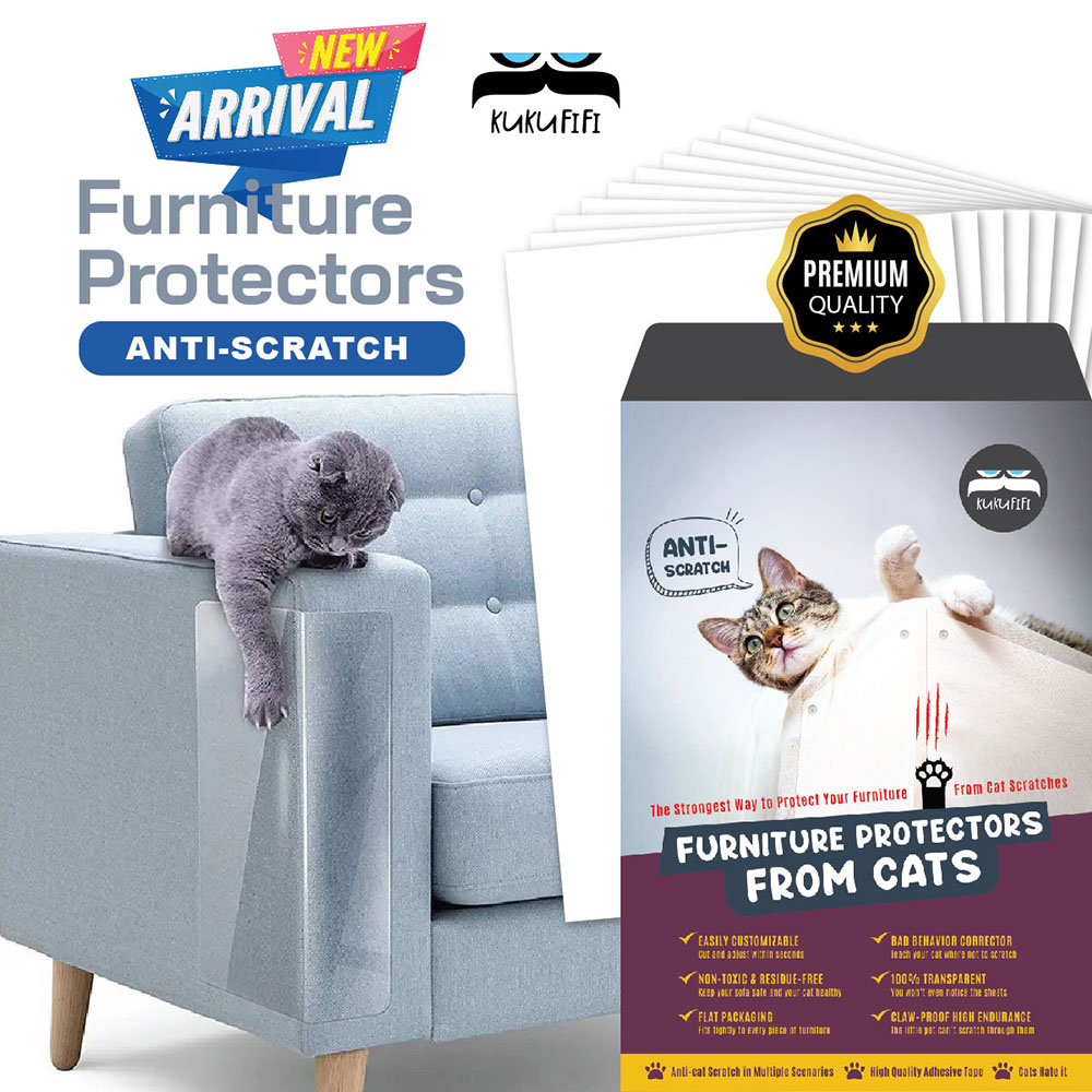Cat Scratch Deterrent Furniture Protectors,Anti Cat Scratching Single
