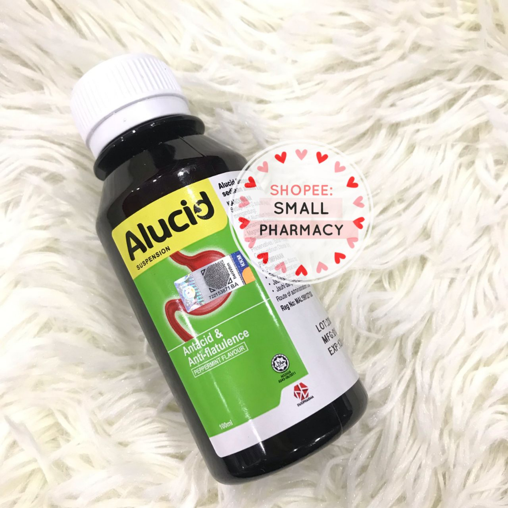 Alucid Suspension Antacid and Anti-Flatulence 100ml 000460 | Shopee ...