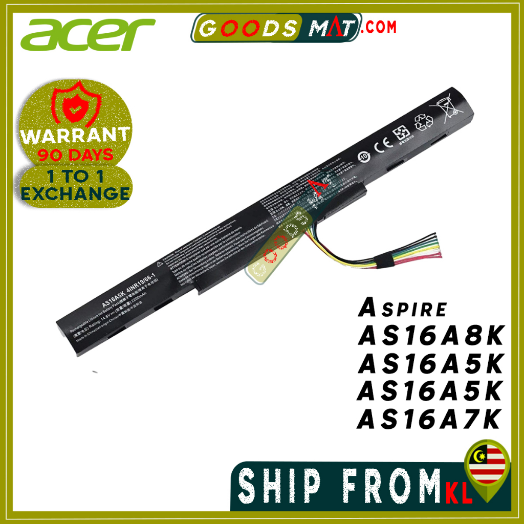 Original Acer AS16A5K AS16A7K AS16A8K Aspire E5-475 E5-576 E5-523 E5 ...