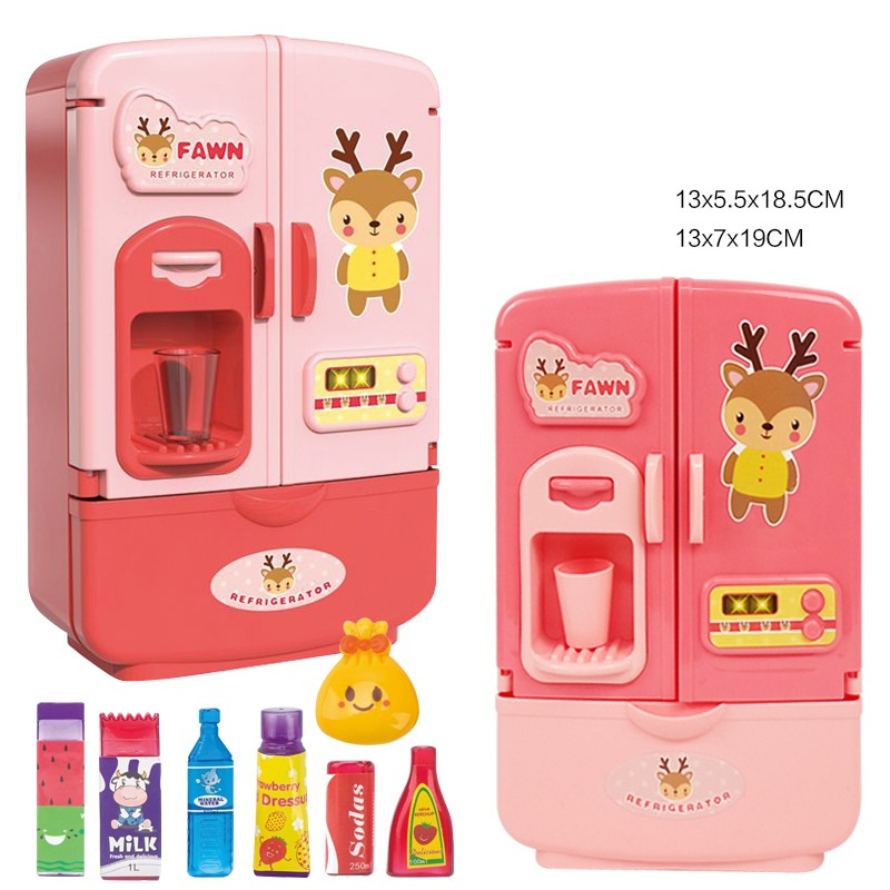 MINI Refrigerator Toys Children Fridge Toys Kids Fridge Toys Pretend