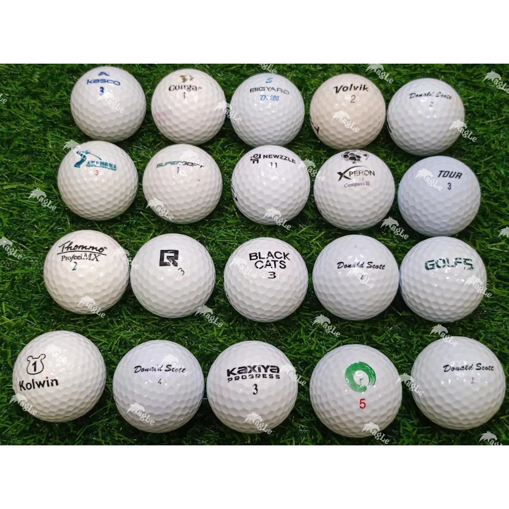 (Grade B 20 Pcs)Random Mixed Brand Used Golf Ball Shopee Malaysia