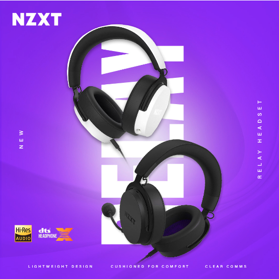 # NZXT Relay Hi-Res Certified Wired PC Gaming Headset | Shopee Malaysia