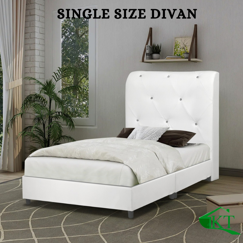 KT Furniture Single Bed Frame Katil Single Bujang Bedroom Furniture