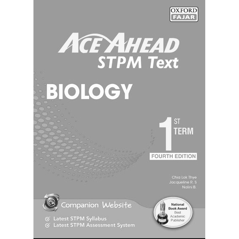 Ace Ahead Stpm Oxford Fajar Text Biology Sem Shopee Malaysia