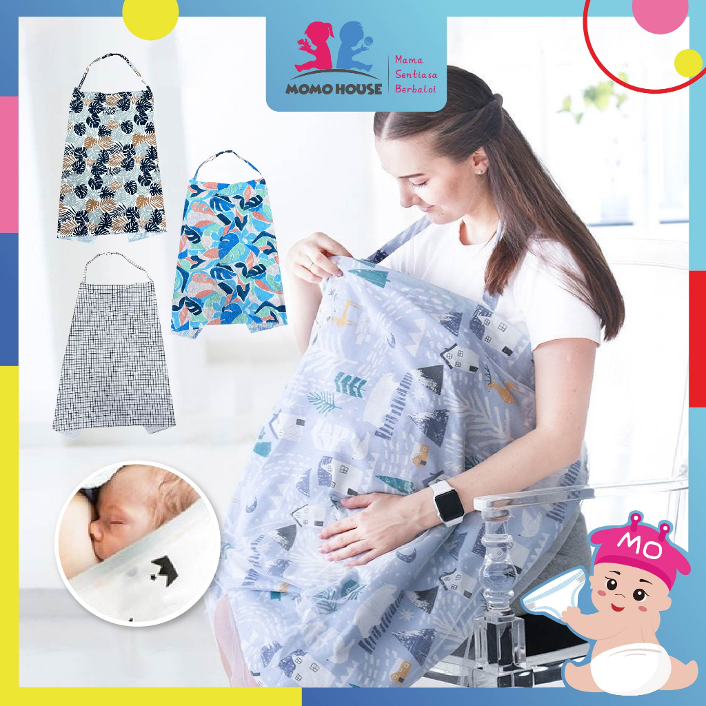 Nursing Cover for Breastfeeding | Full Coverage | Breathable & Soft | Wide  Viewing Neck | Stretchable Modal Fabric