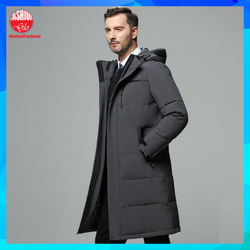 Plus Size Winter Jacket Men Baju Sejuk Jaket Lelaki Besar Hooded Slim ...