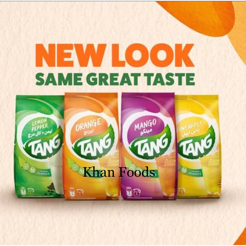 Tang Pouch Orange,Mango,Lemon Pepper Flavour Pakistan Shopee Malaysia