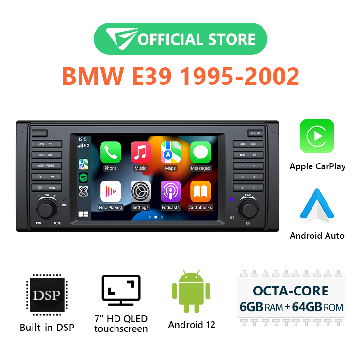 Eonon BMW E39 Android Player Android 12 6G RAM 64G ROM Apple CarPlay ...