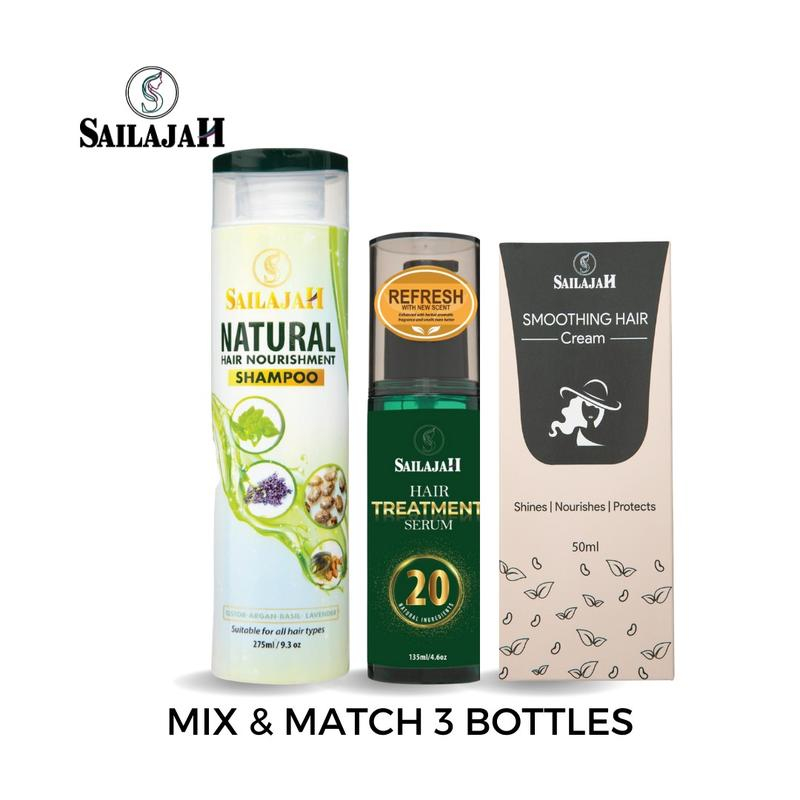 Sailajah Loose Hair Care Products Anti Hairfall + Anti Dandruff + Serum + Tonic + Cream