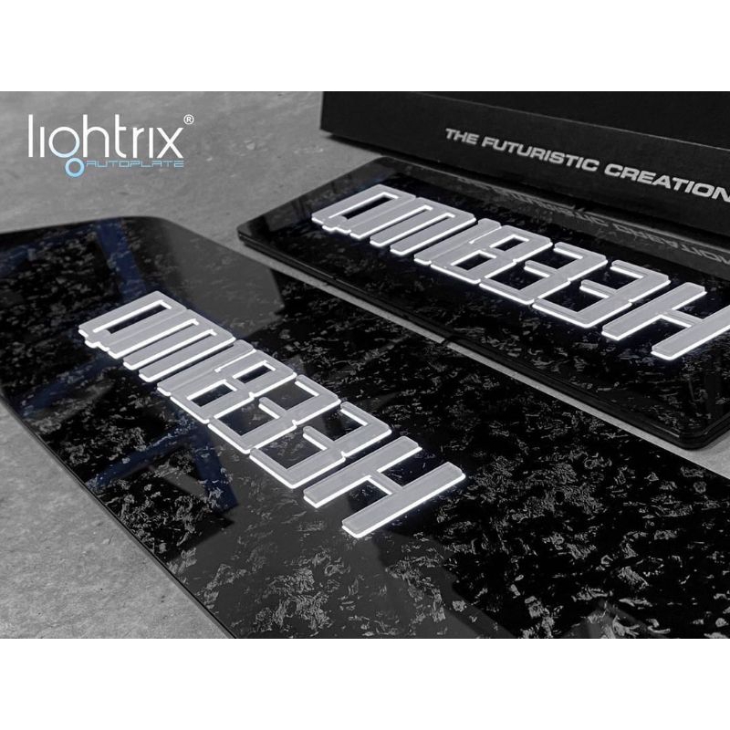 LED Car Number Plate LED Car Plate lightrix car plate LED 车牌 LED车牌灯 Shopee Malaysia