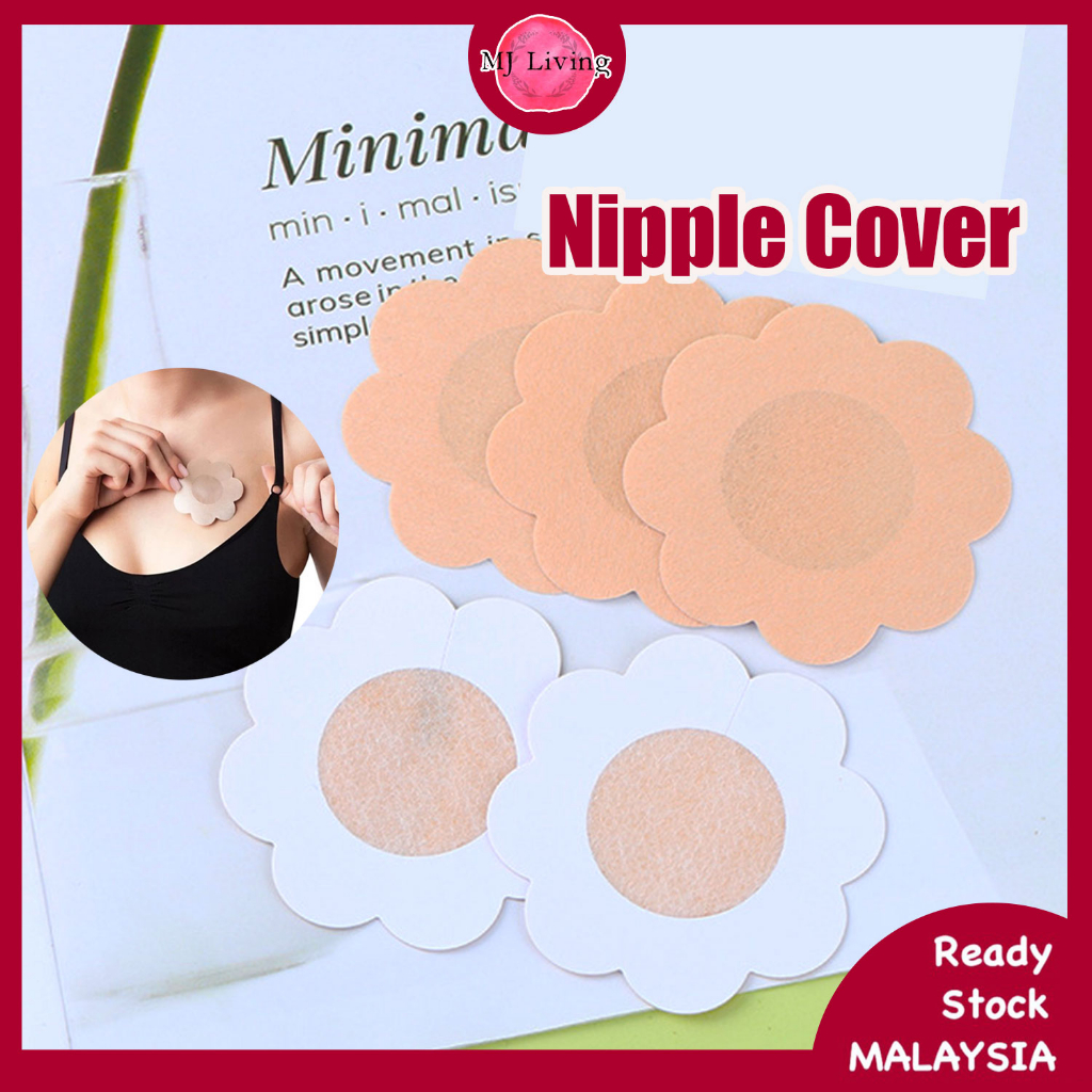 10pcs Nipple Covers Invisible Breasts Stickers Disposable Anti Emptied Chest Paste Strapless 